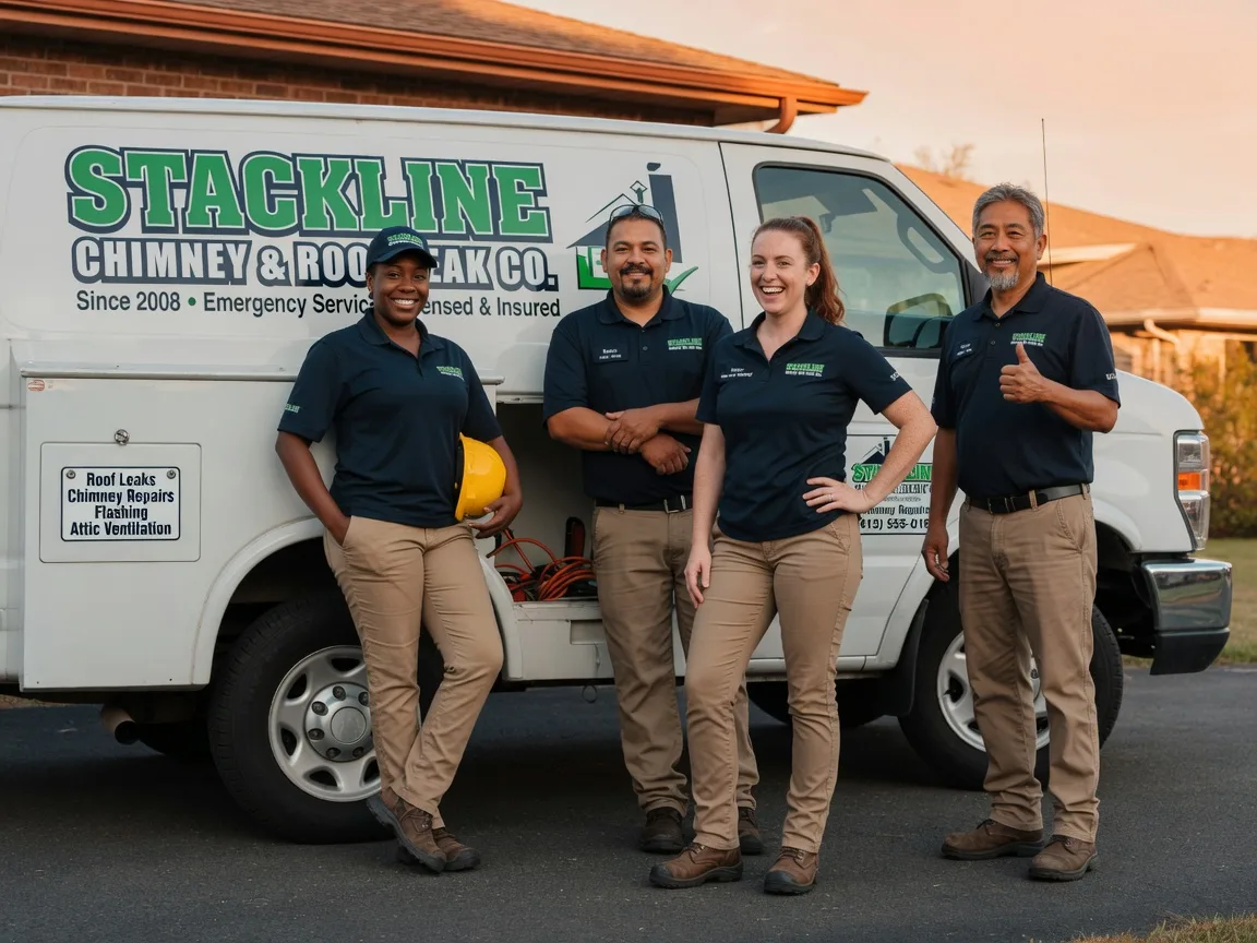 Chimney flashing repair company in Baldwin City, KS